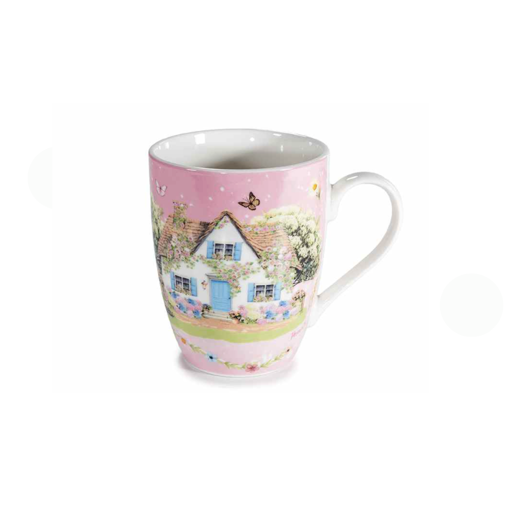 Mug in ceramica - Spring Village