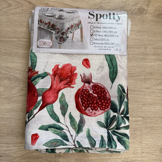 Melograni - Tovaglia anti-macchia con stampa digitale