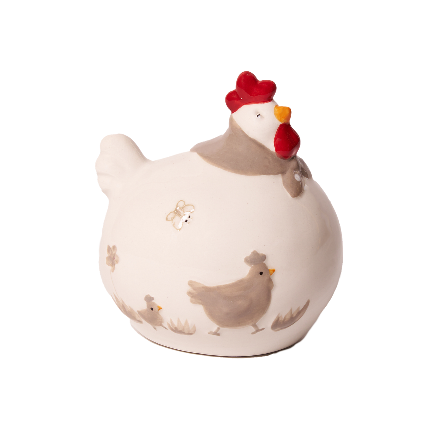 Decorazione in ceramica - "Gallina panciuta"