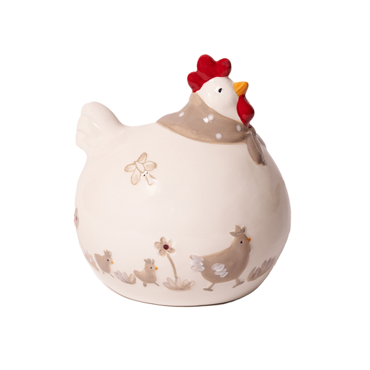 Decorazione in ceramica - "Gallina panciuta"