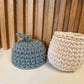 Contenitore a forma di ghianda in corda intrecciata 100% cotone