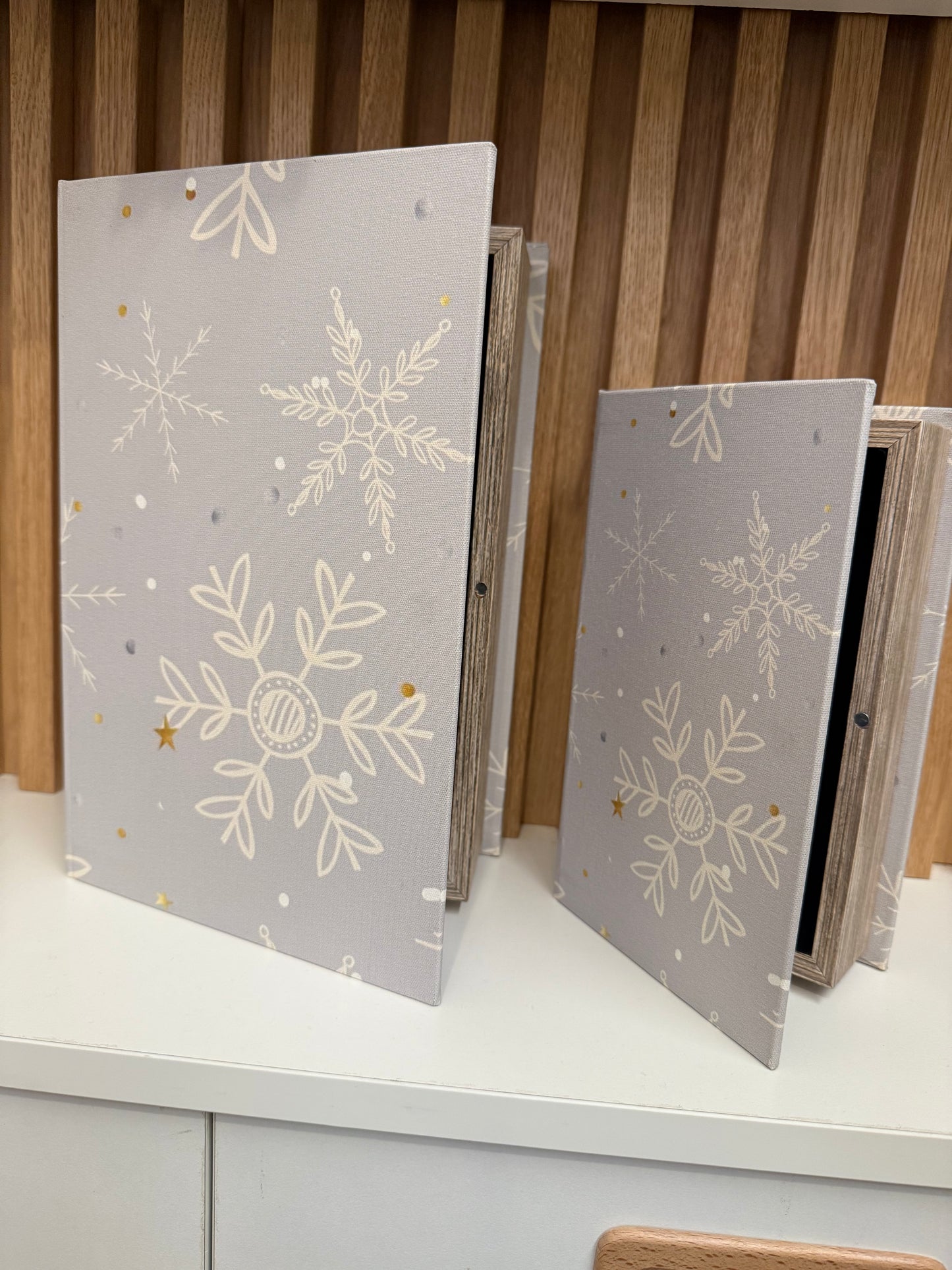 Scatole Libro Lei it snow - Due misure