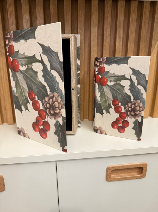 Scatole Libro XMas Berry- Due misure