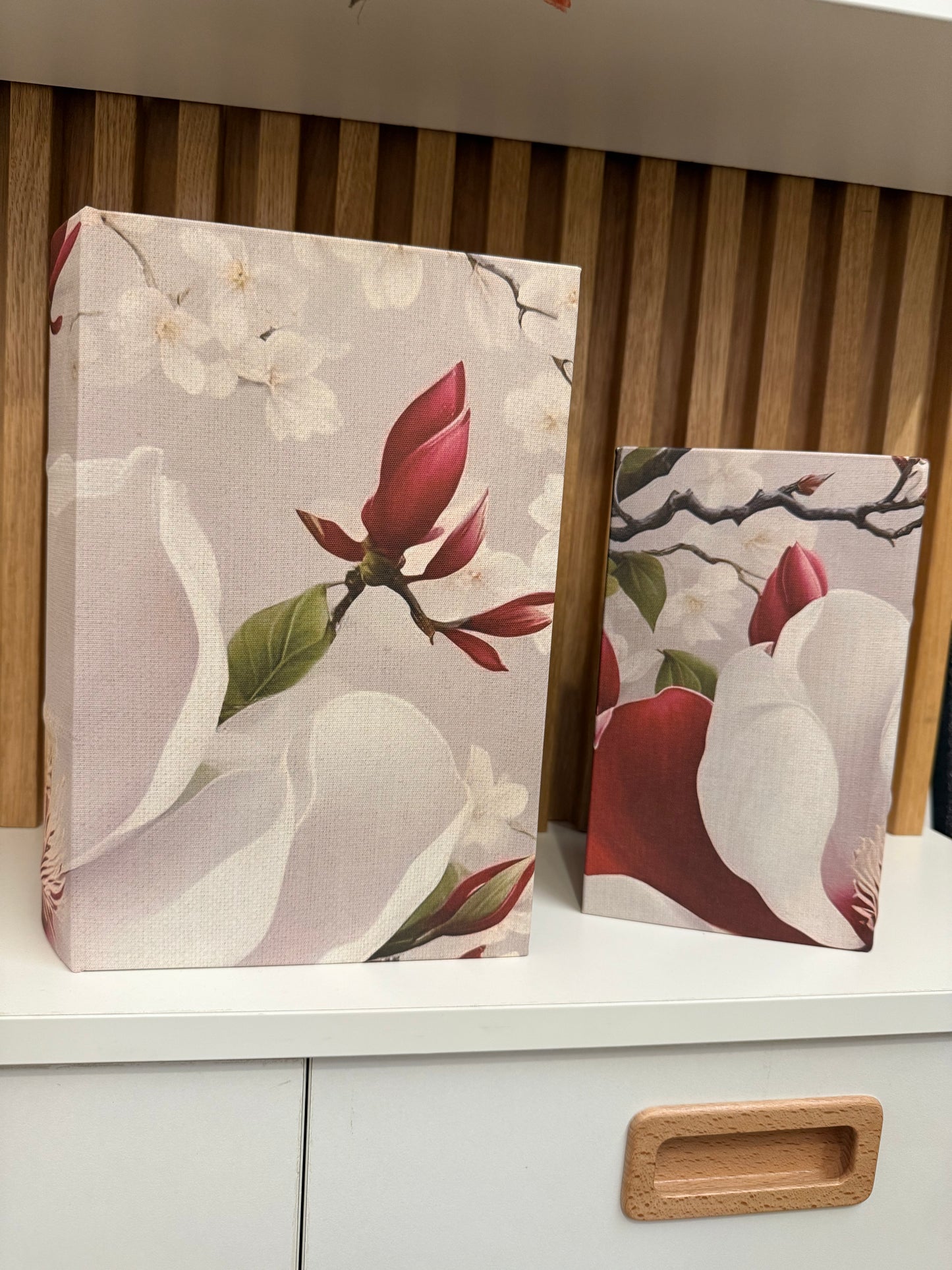 Scatole Libro Magnolie - Due misure