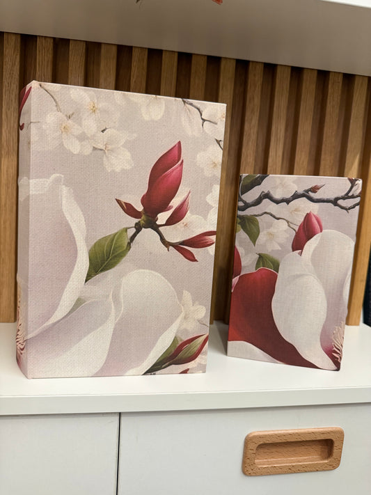 Scatole Libro Magnolie - Due misure