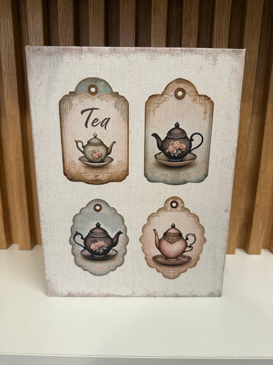 Scatole Libro per il The - Label