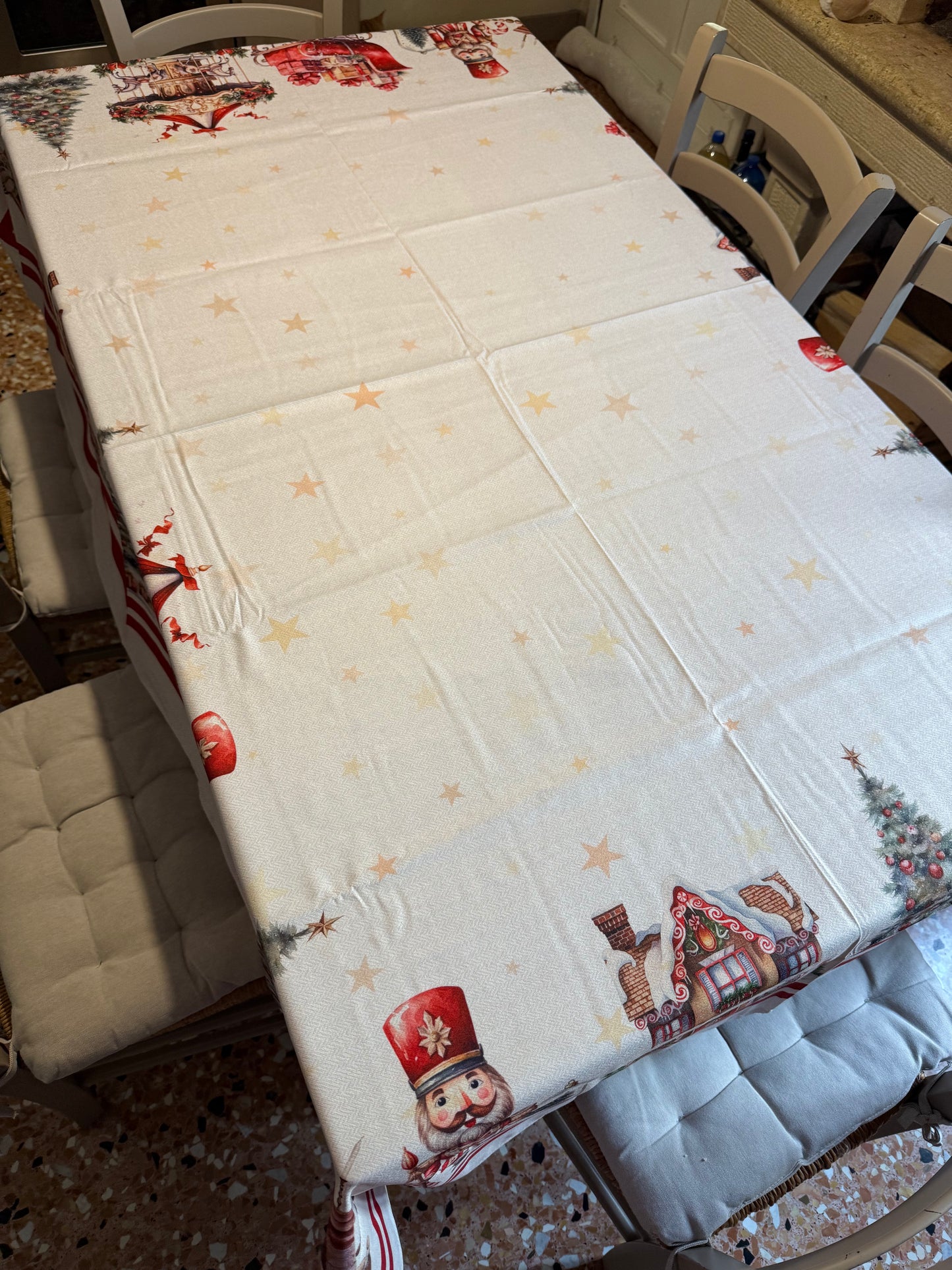 Magico Natale - Tovaglia anti-macchia con stampa digitale