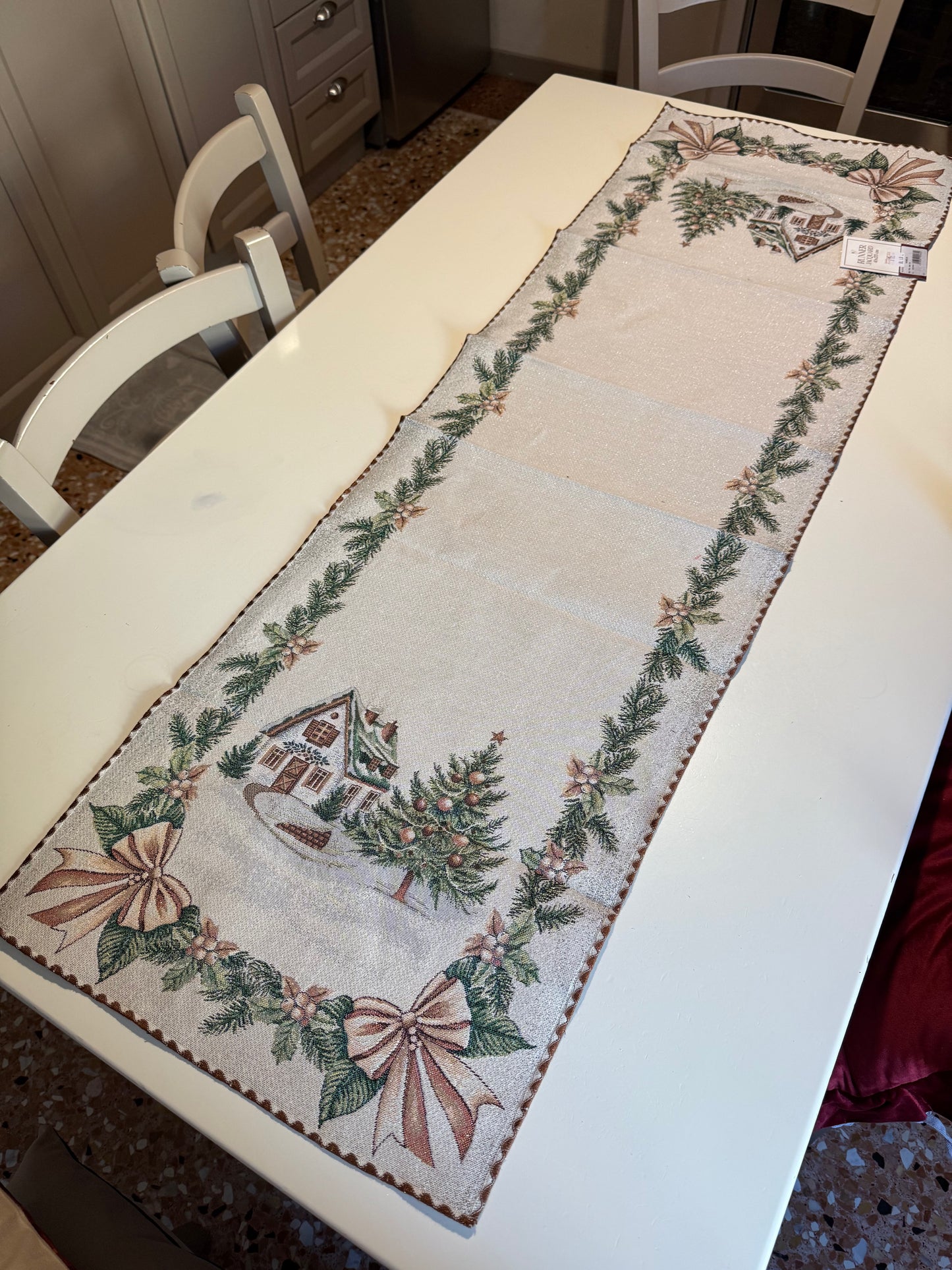 Runner in jacquard - Chalet di montagna