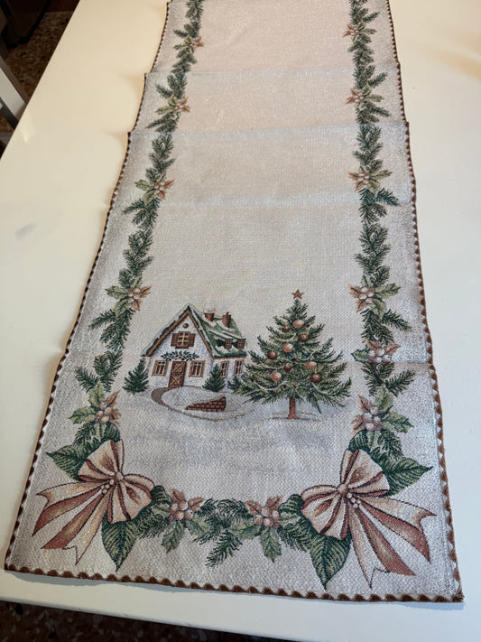 Runner in jacquard - Chalet di montagna