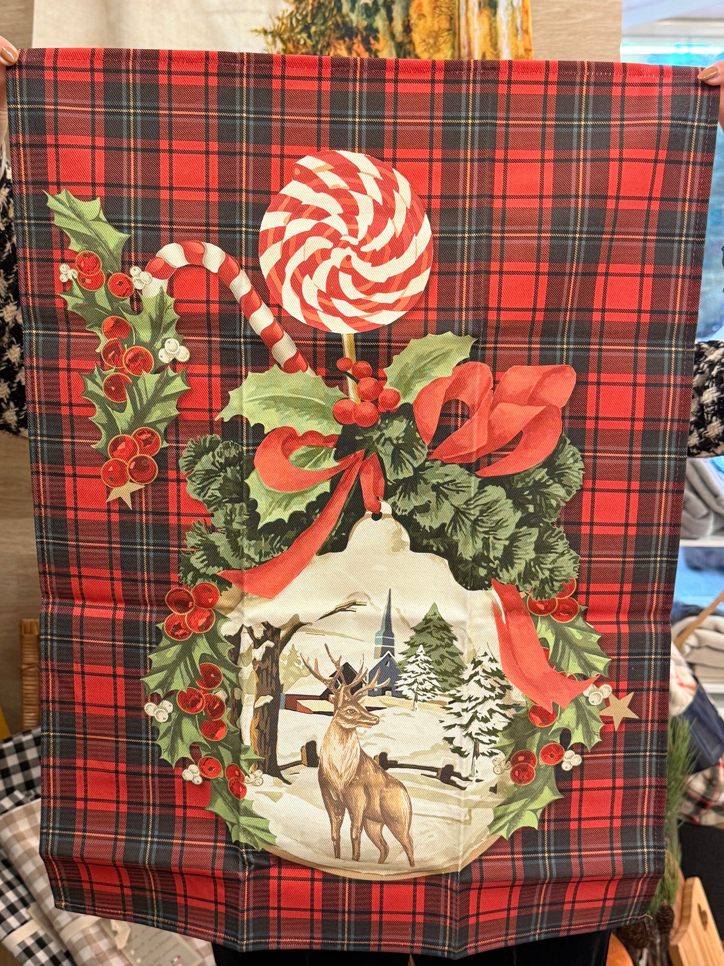 Strofinacci in cotone - Storie di Natale