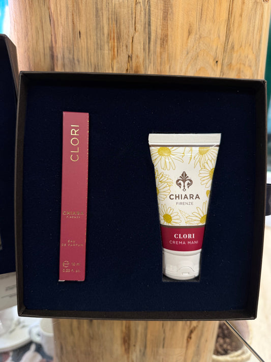 Cofanetto Clori eau de parfum 10ml + crema mani 50ml