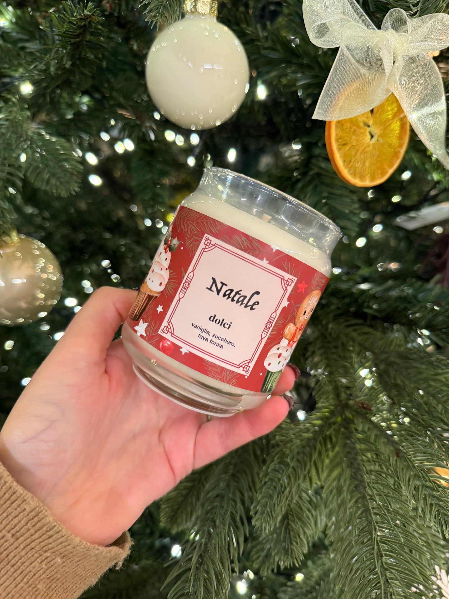 Candela profumata - Dolce Natale
