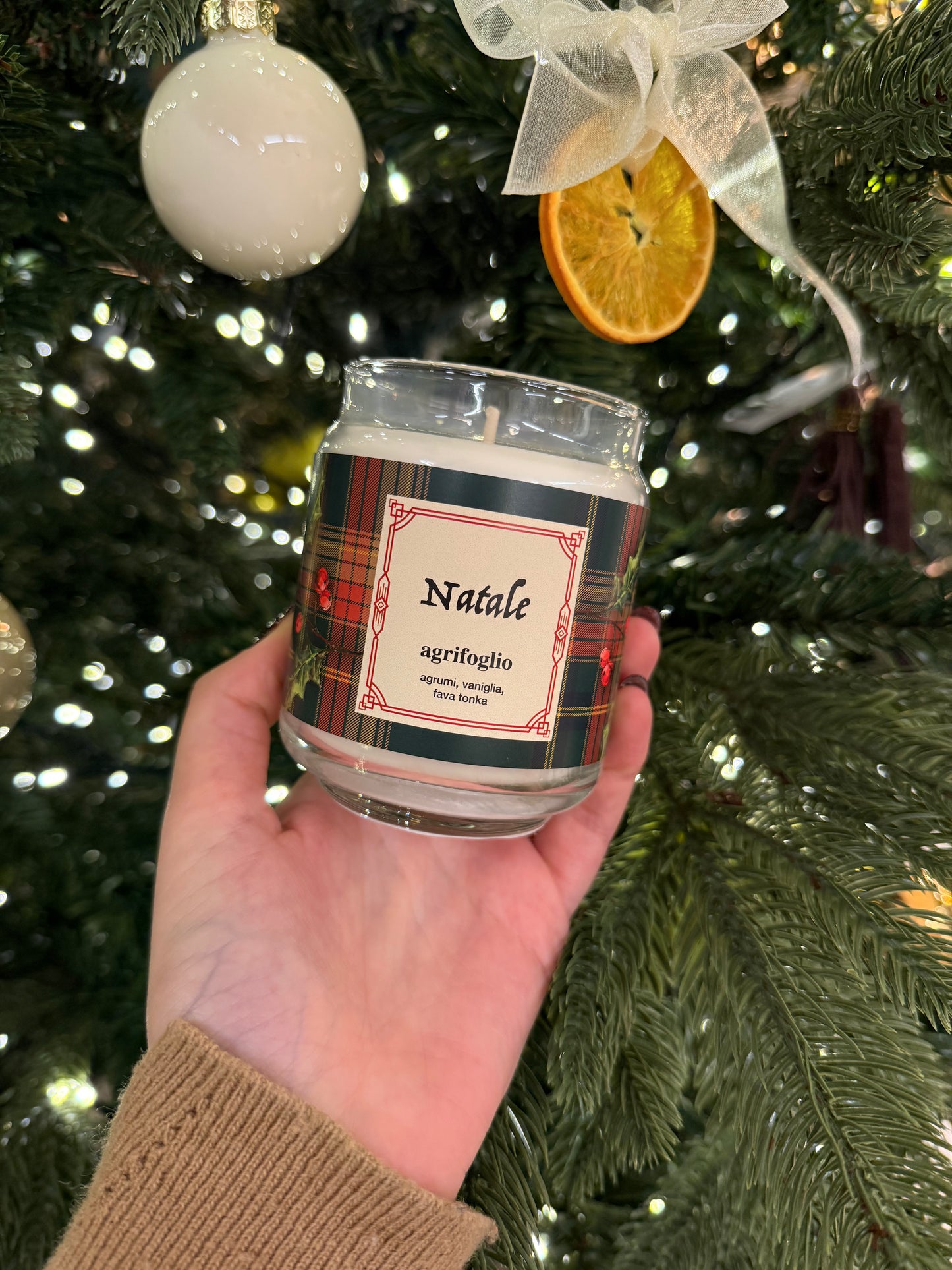 Candela profumata - Agrifoglio