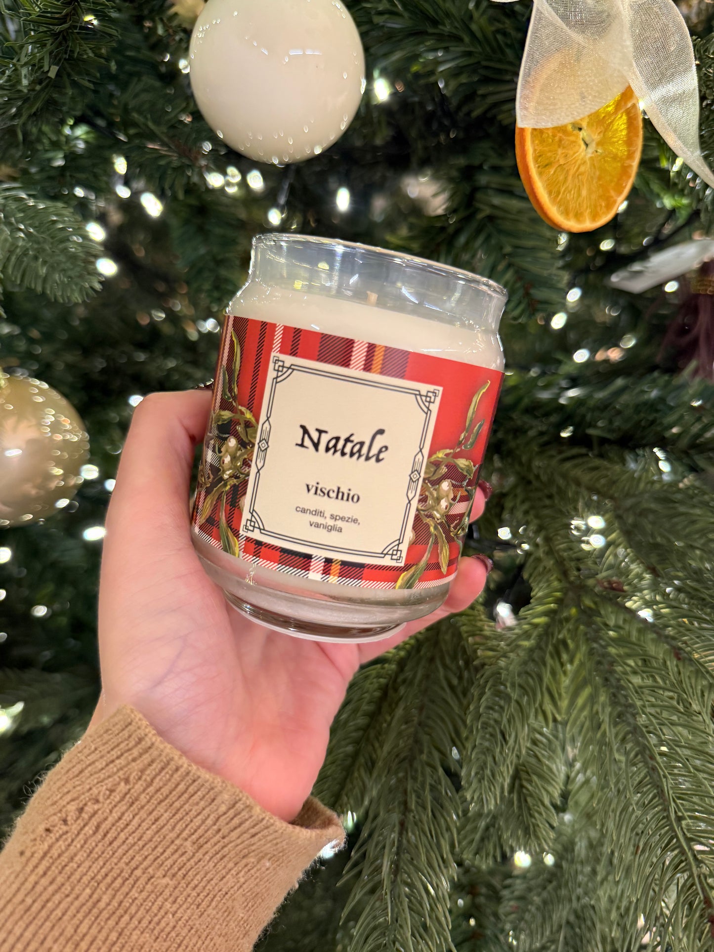 Candela profumata - Vischio