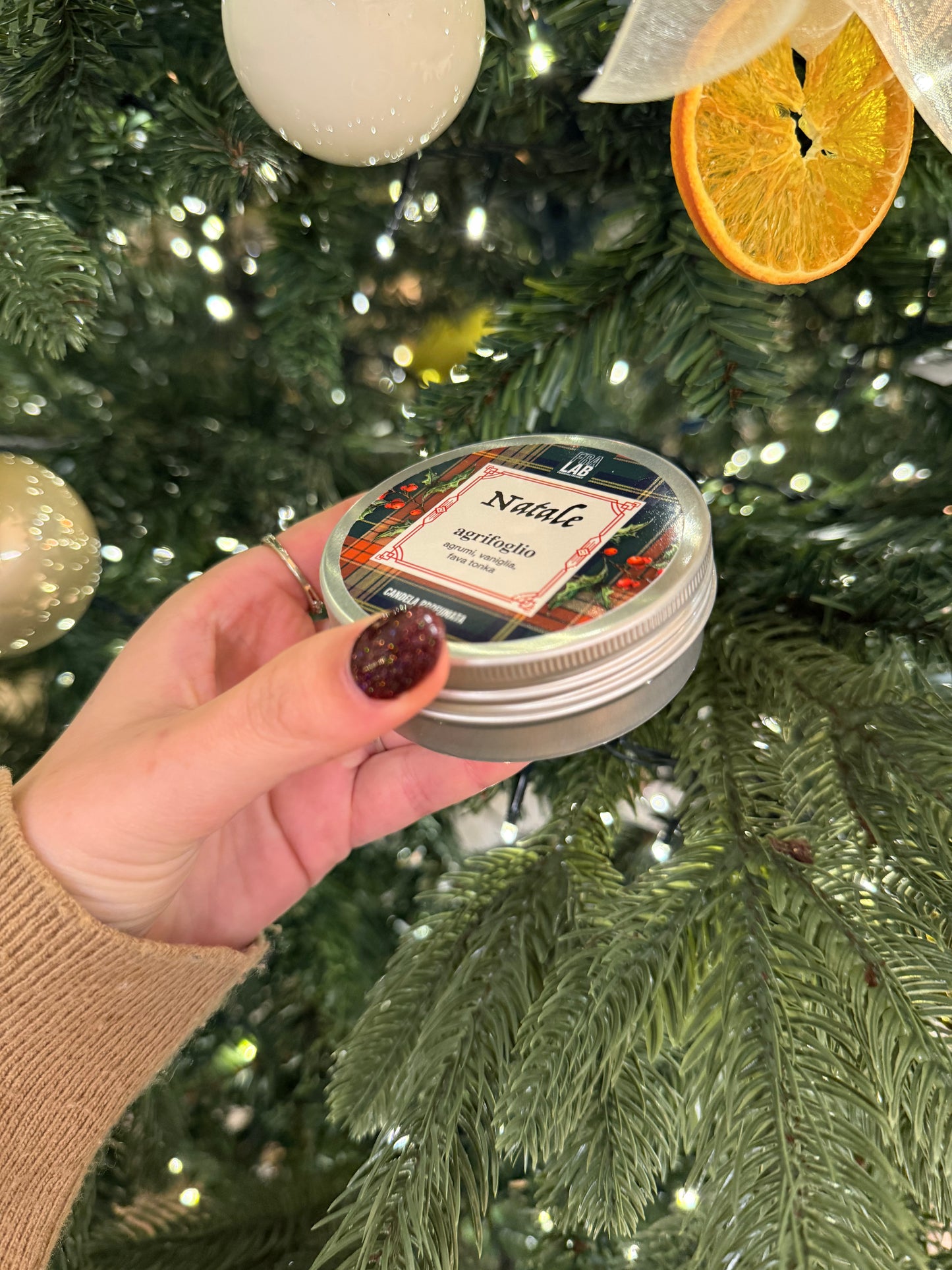 Candela profumata - Agrifoglio