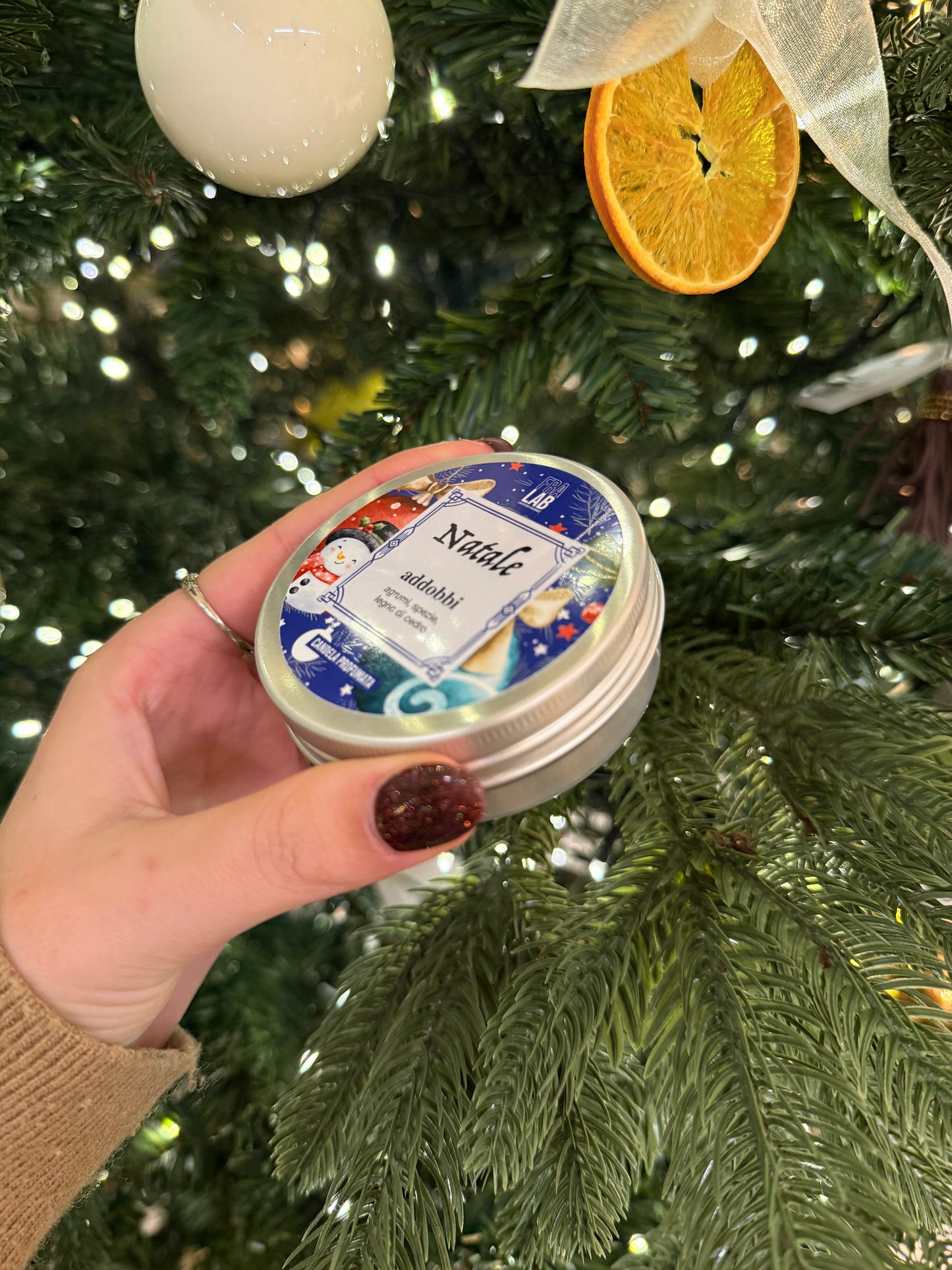 Candela profumata - Addobbi