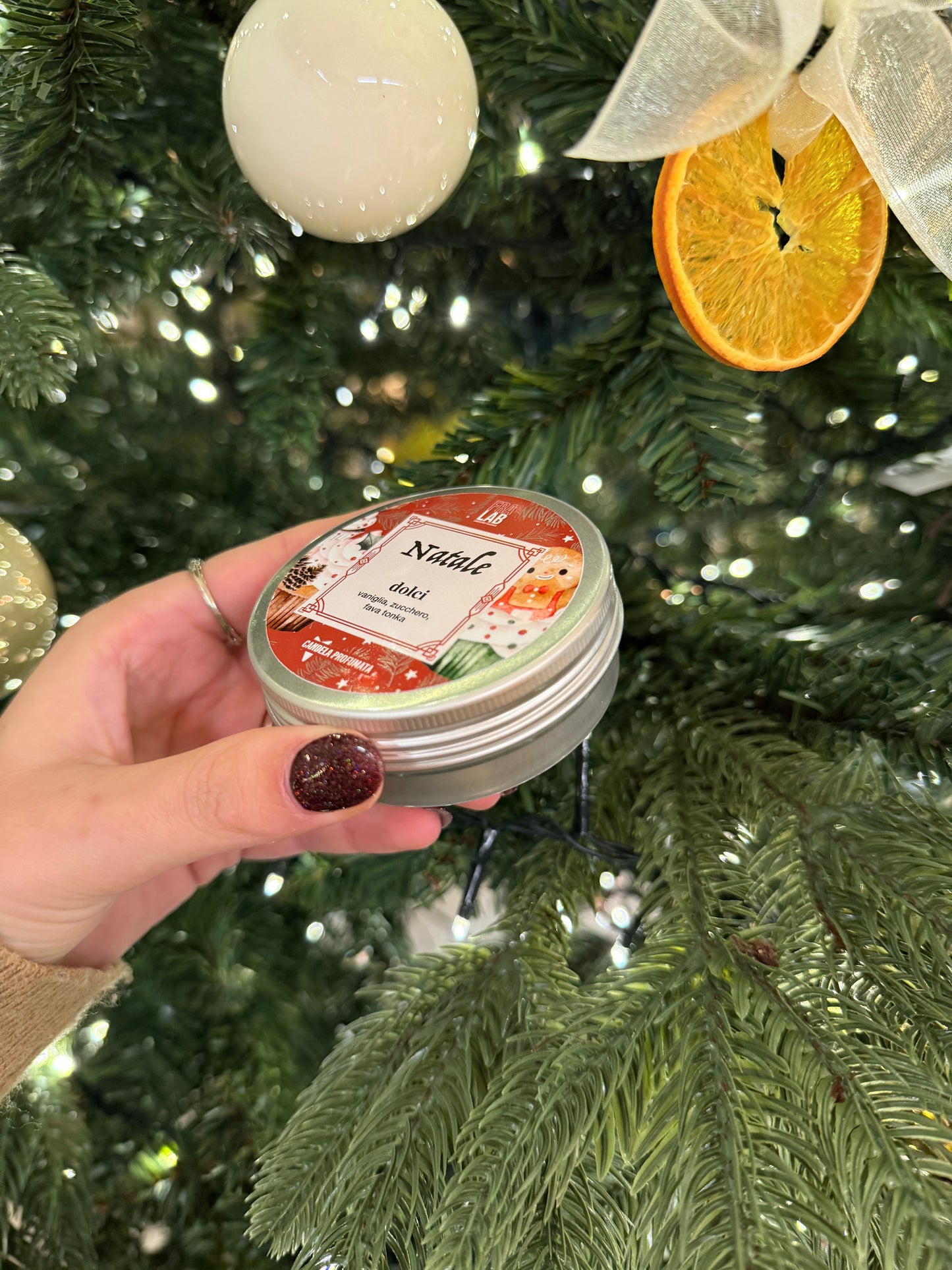 Candela profumata - Dolce Natale