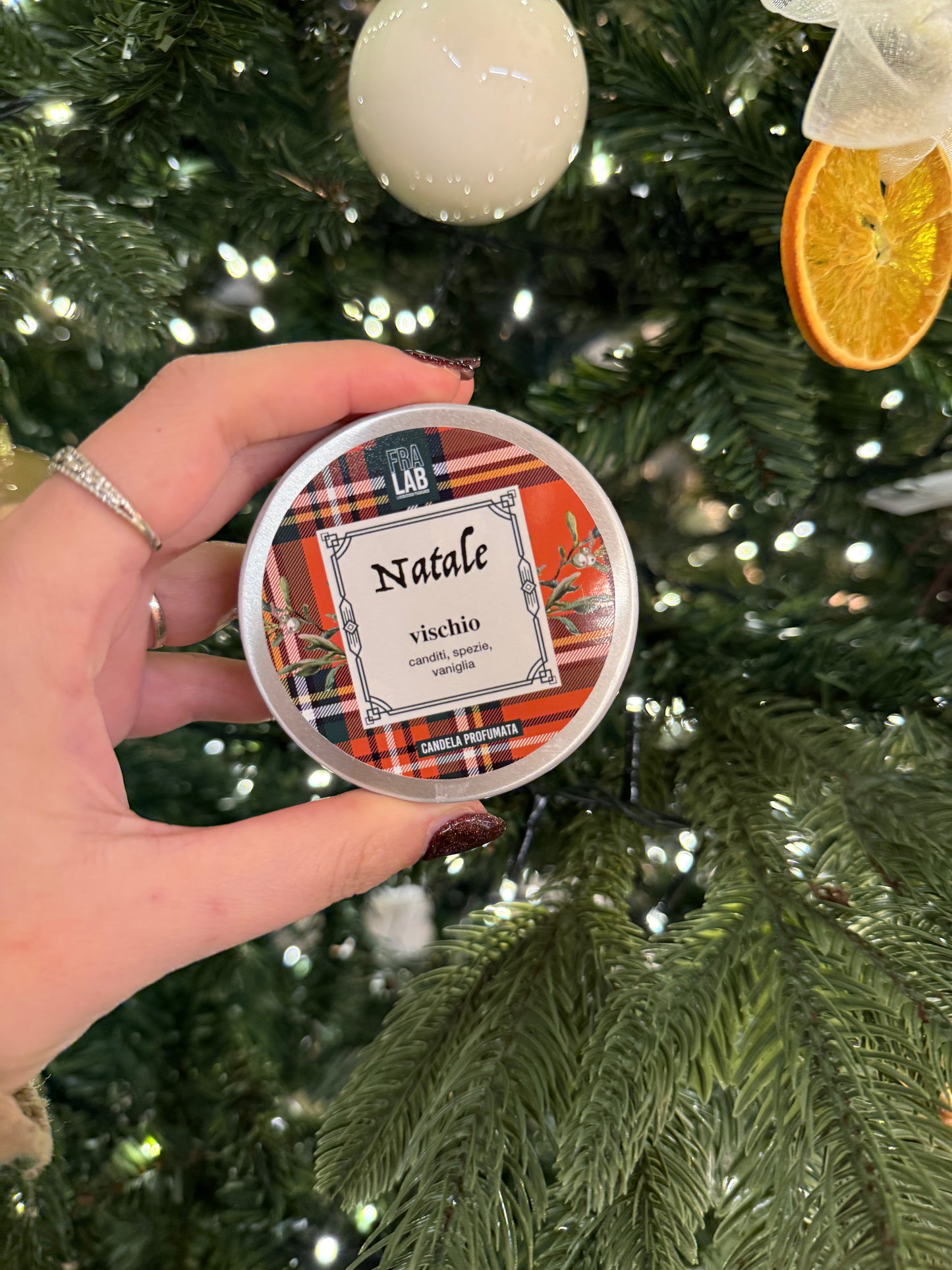 Candela profumata - Vischio