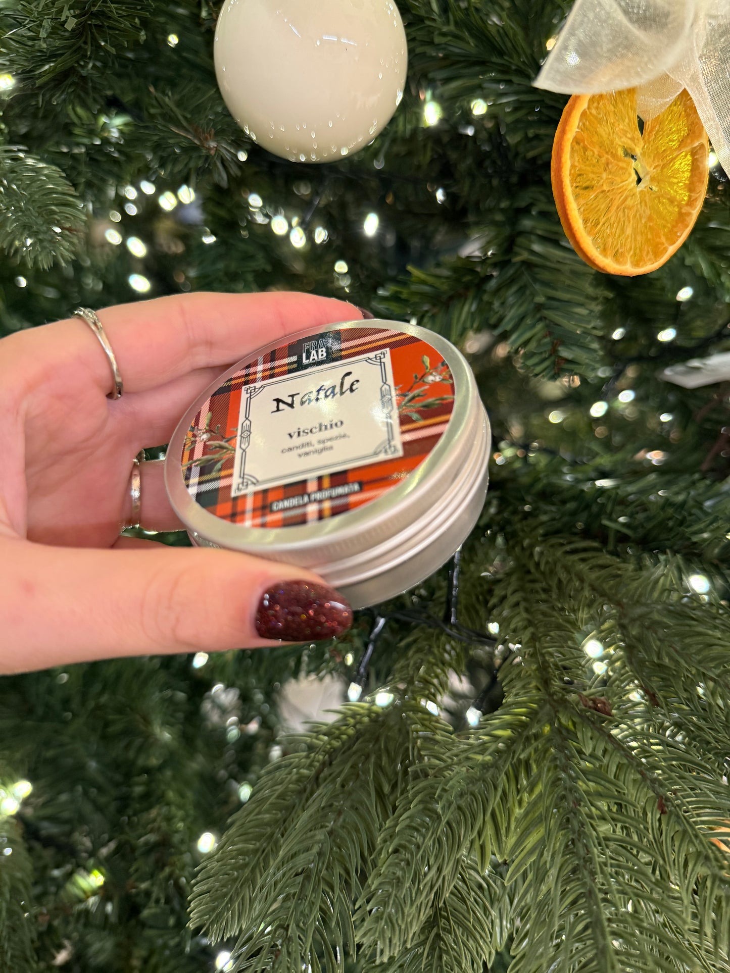 Candela profumata - Vischio