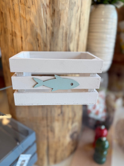 Cassetta in legno - Pesciolino