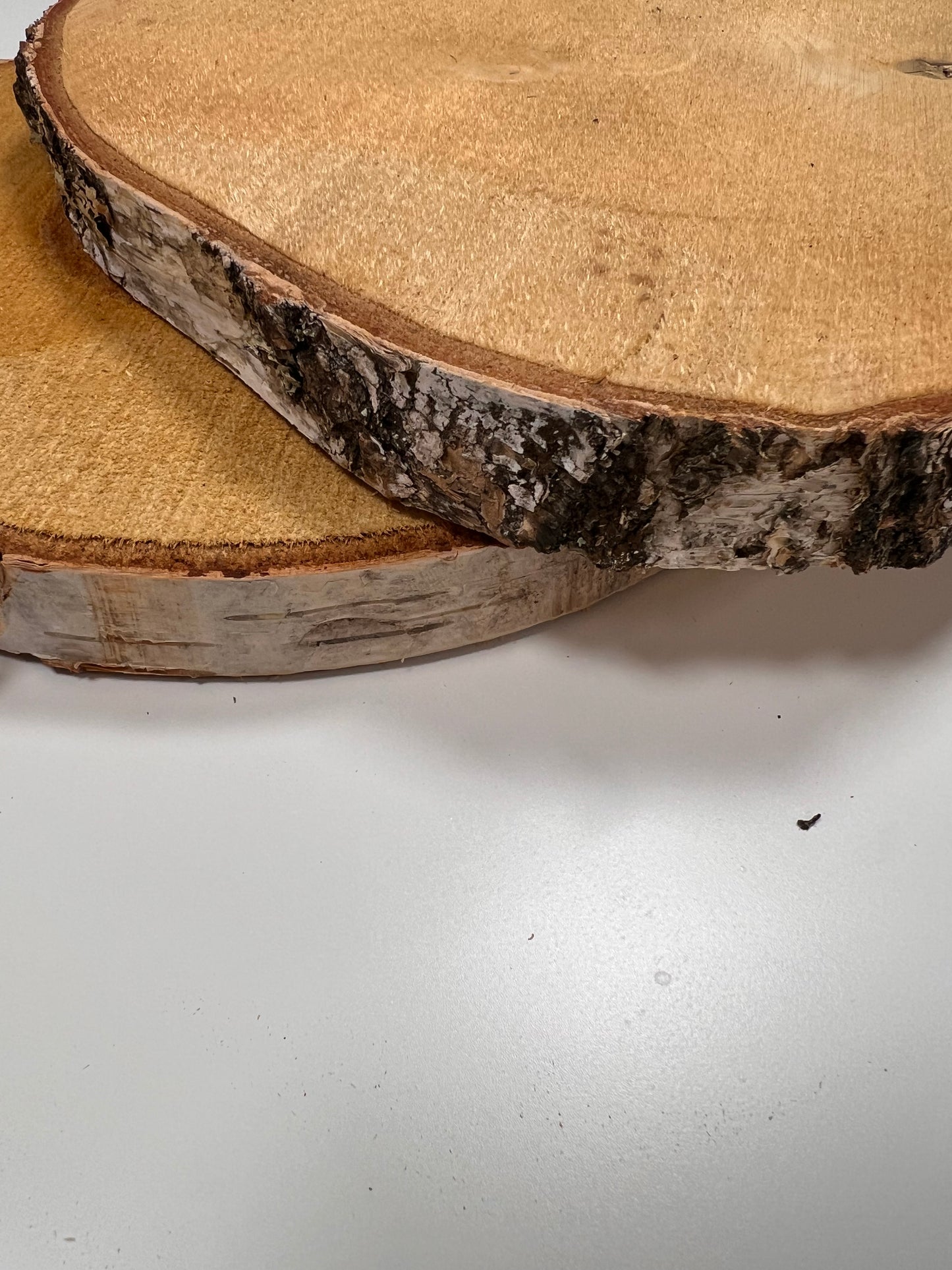 Sottopiatto a rondella in legno naturale con corteccia cm. ⌀ 23/25