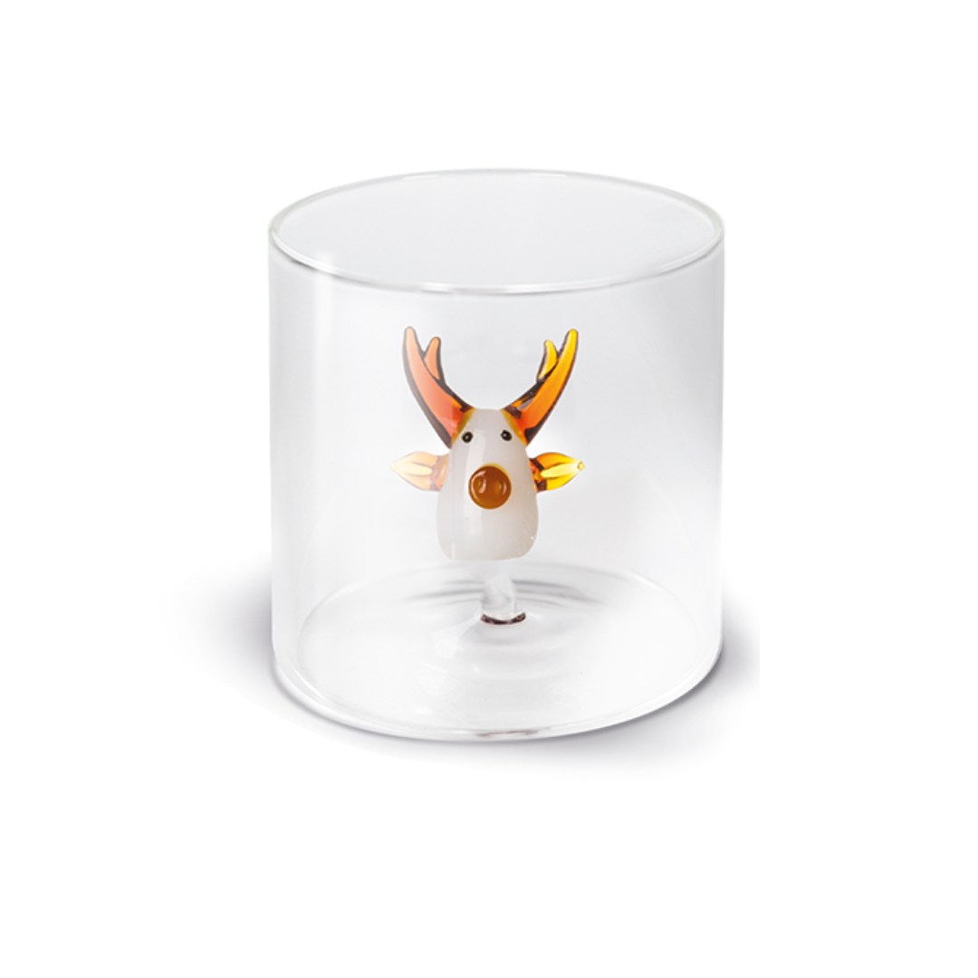 Bicchiere in vetro borosilicato - RENNA