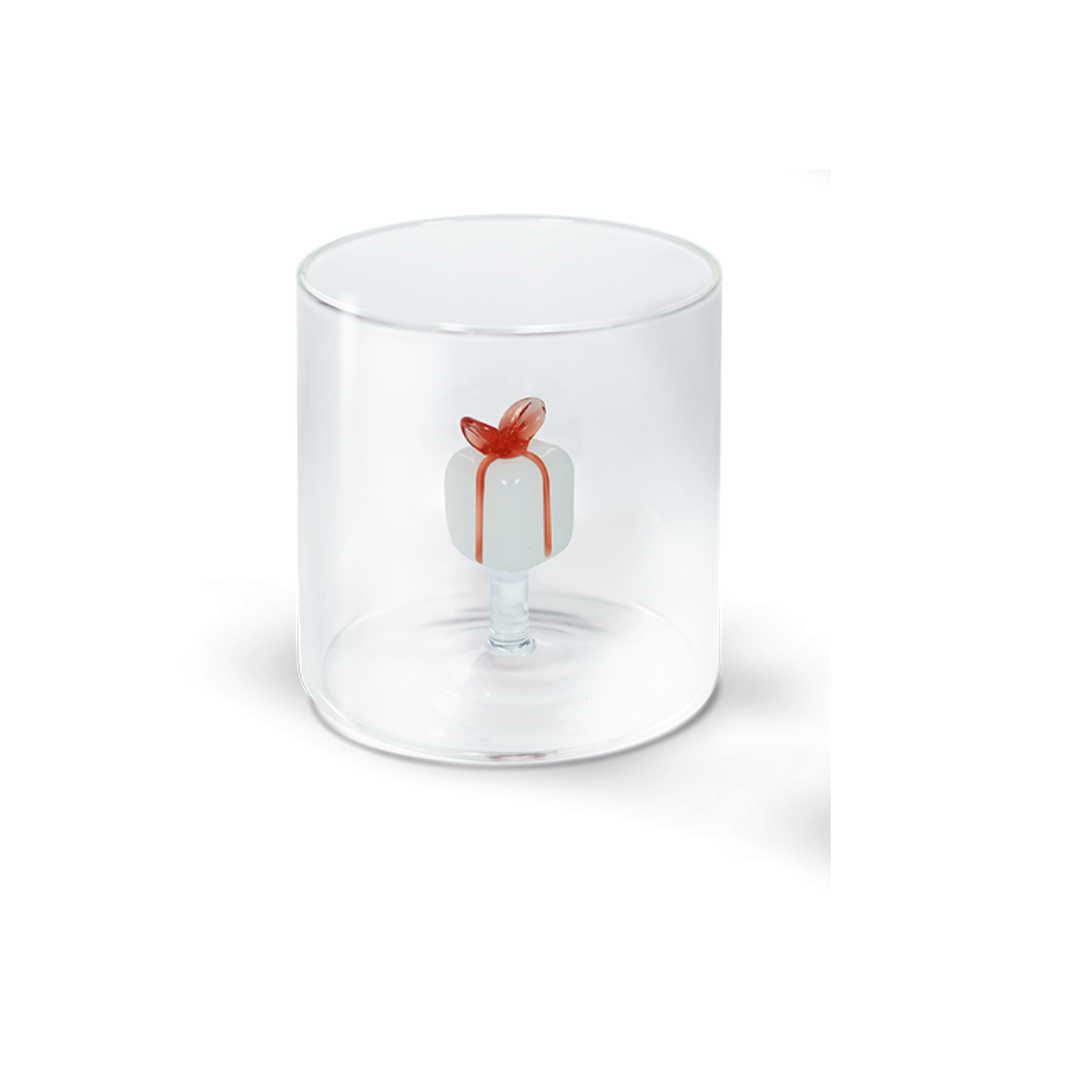 Bicchiere in vetro borosilicato - REGALO