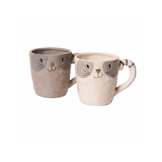 Mug a forma di gatto in ceramica