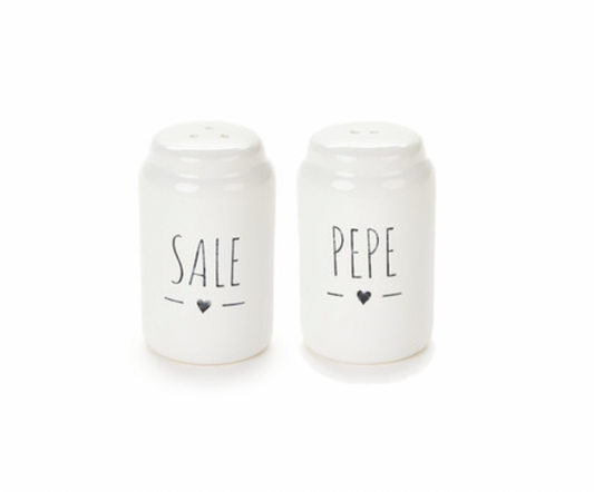 Set Sale e Pepe in ceramica