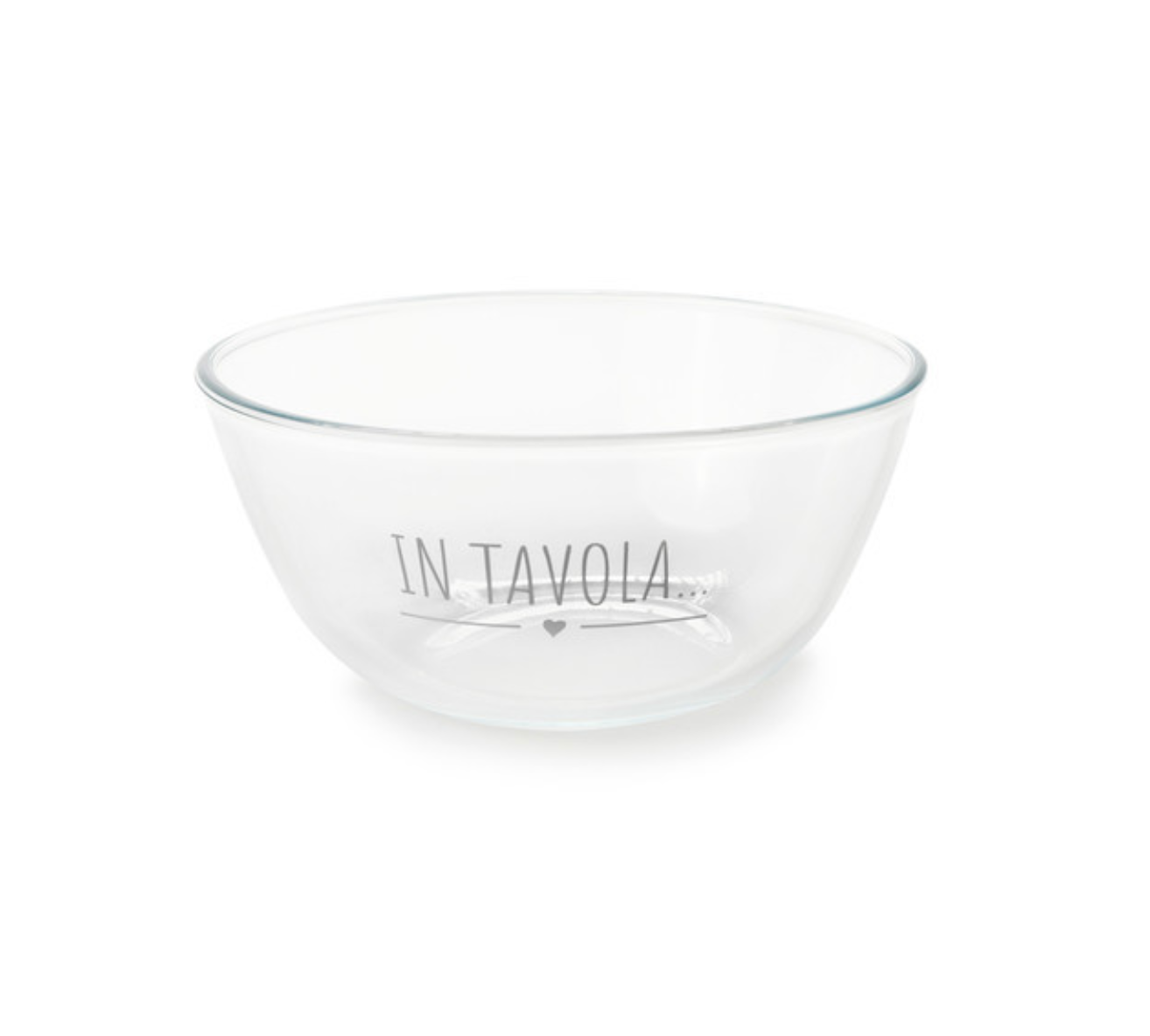 Ciotola in vetro borosilicato - "In tavola"