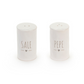 Set Sale e Pepe in ceramica dolomite
