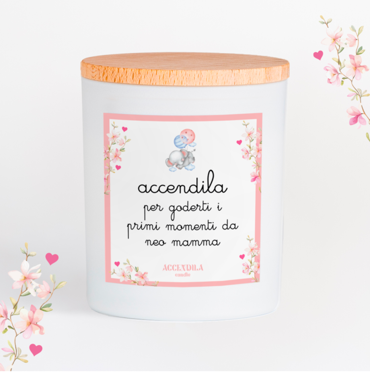 Candela profumata Profumo di Mamma - "Accendila neo mamma"
