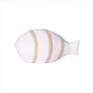 Pesce a righe in ceramica - Tre misure