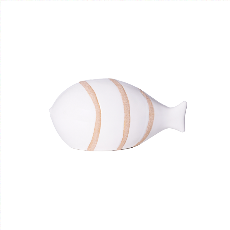 Pesce a righe in ceramica - Tre misure