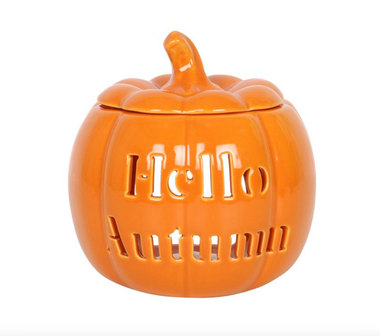 Bruciatore di olio a forma di zucca "Hello Autumn"