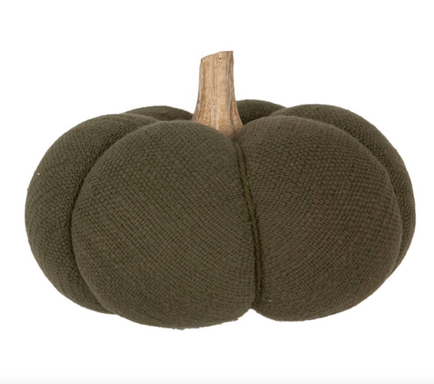 Zucca in tessuto verde - Cm. 15 x 12