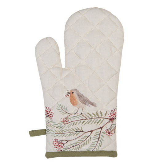 Guantone da forno - Pettirossi