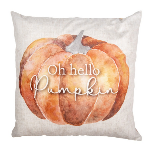 Federa quadrato Zucca "Oh Hello Pumpkin"