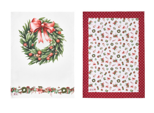 Strofinacci in cotone - Storia di Natale