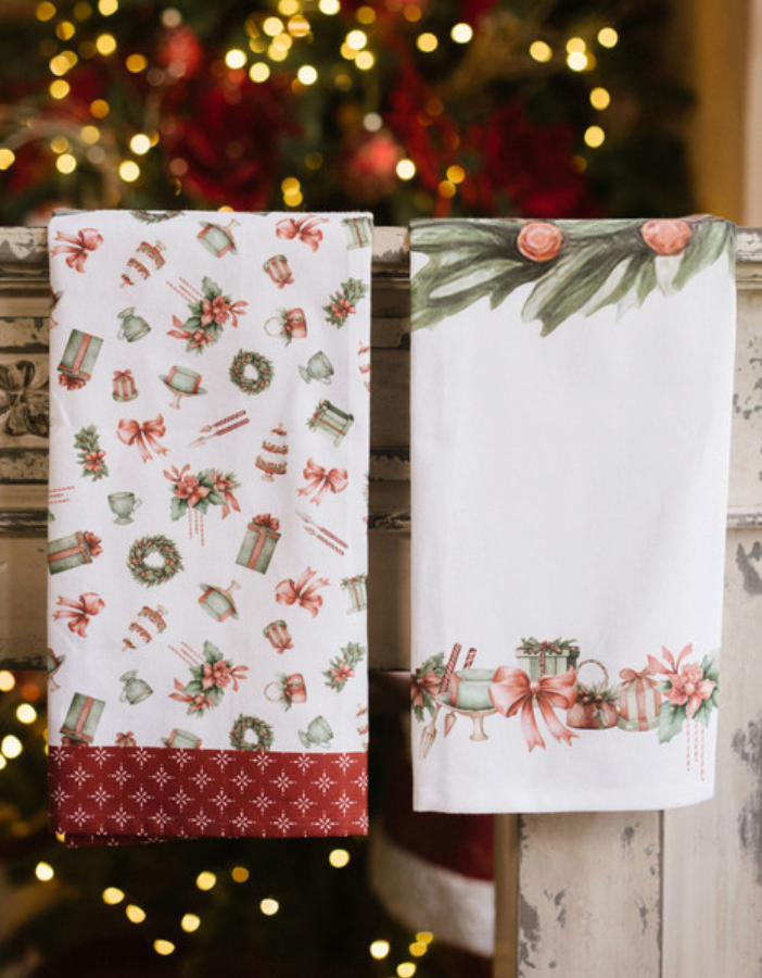 Strofinacci in cotone - Storia di Natale