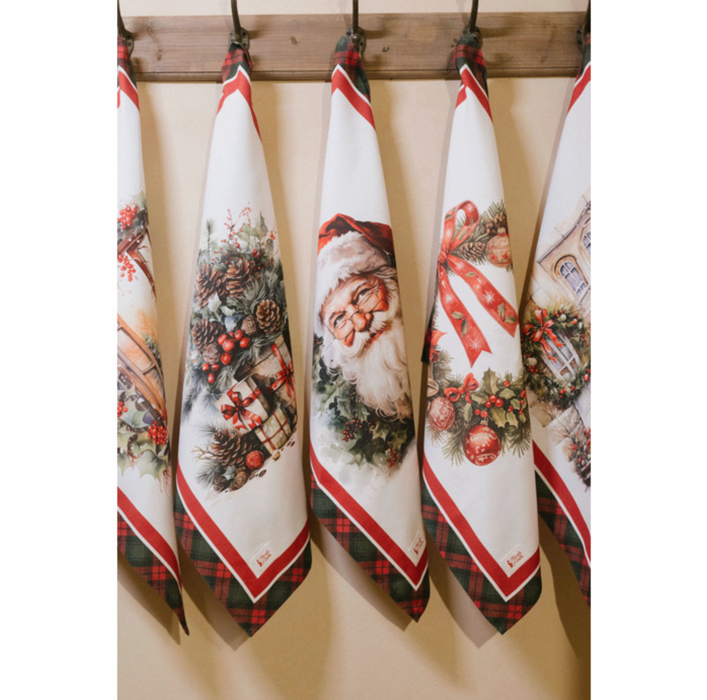 Strofinacci in cotone - Natalizi