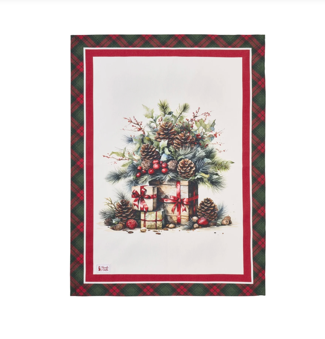 Strofinacci in cotone - Natalizi