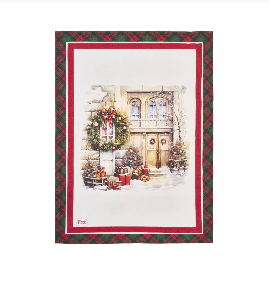 Strofinacci in cotone - Natalizi