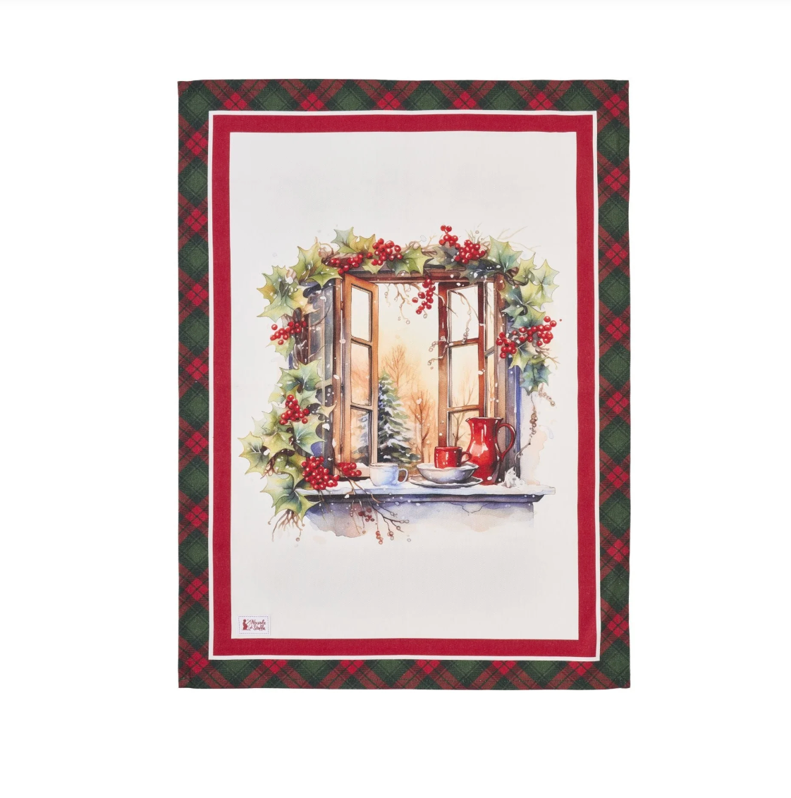 Strofinacci in cotone - Natalizi