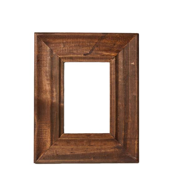 Portafoto in legno scuro - cm. 13 x 10