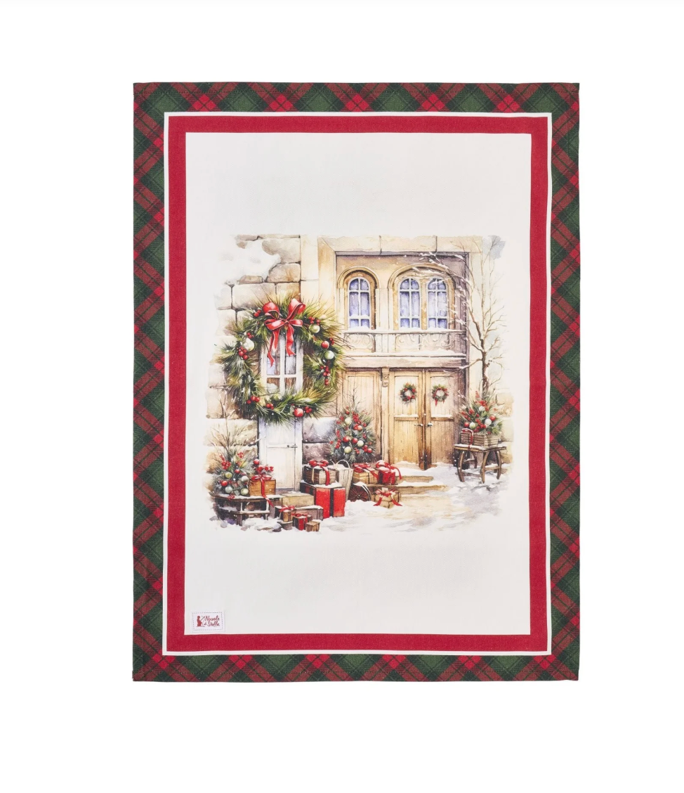 Strofinaccio in cotone - Christmas is coming