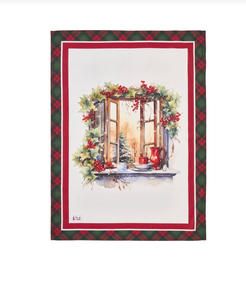 Strofinaccio in cotone - Christmas is coming