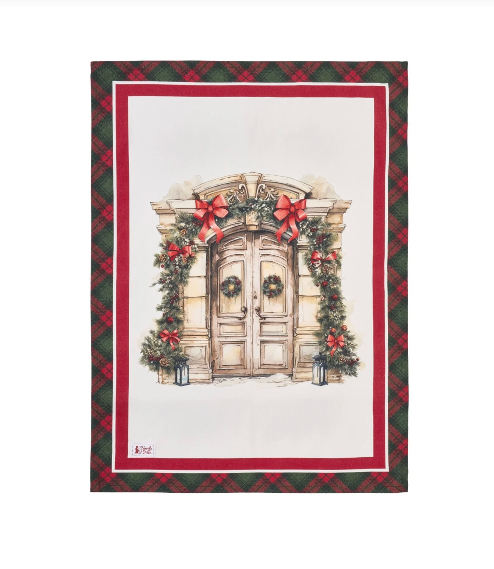 Strofinaccio in cotone - Christmas is coming