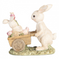 Statuetta decorativa - Coniglietti in carriola