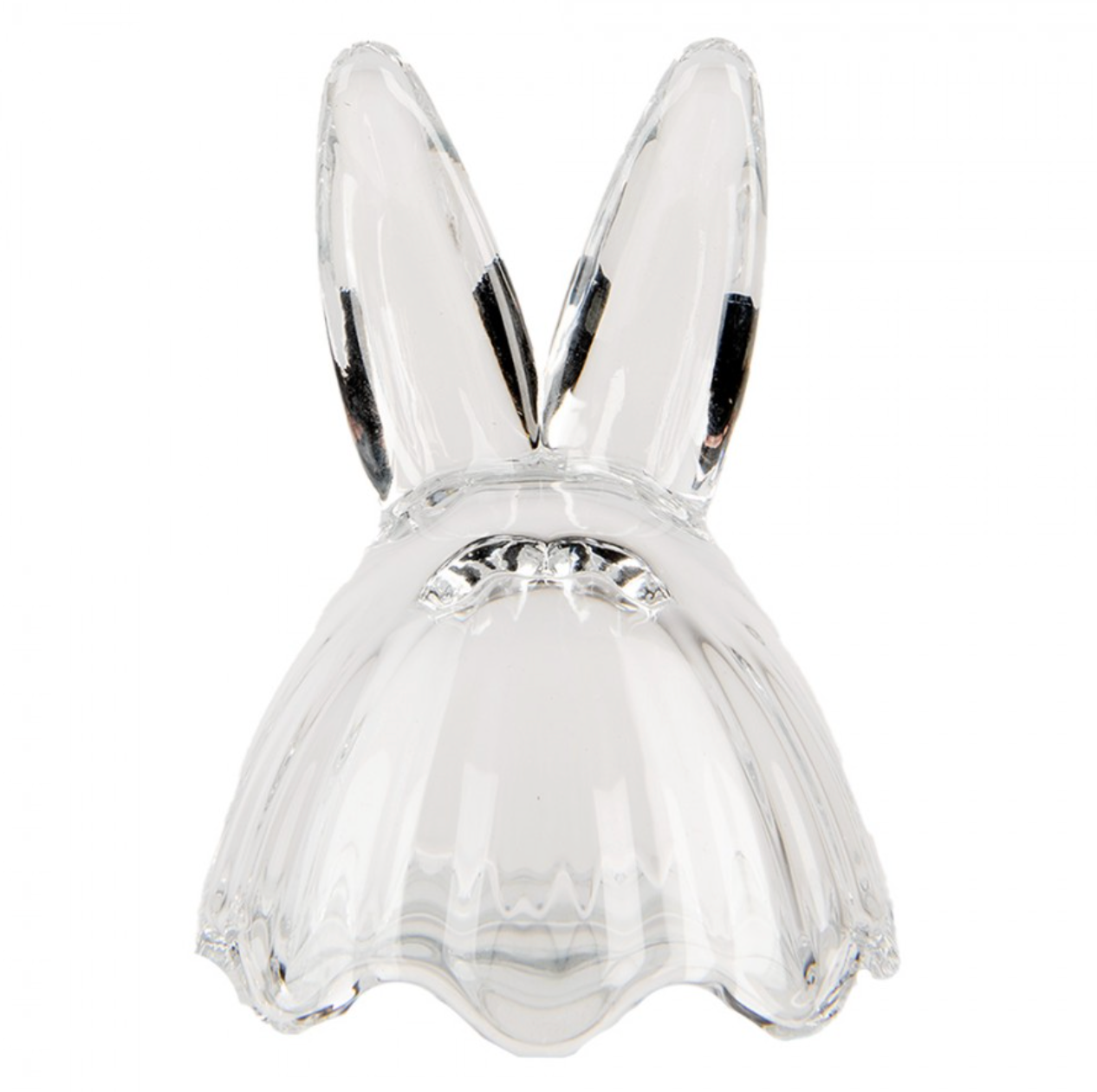 Barattolino in vetro con orecchie da coniglio